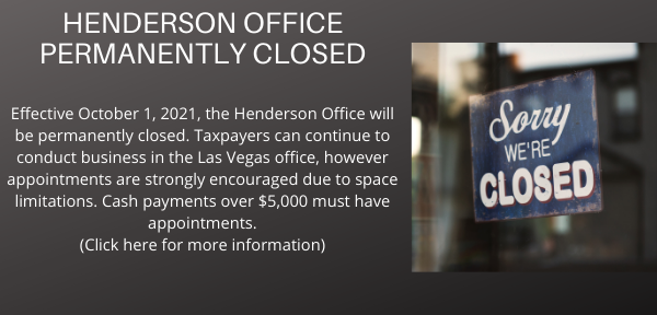 Henderson Office Permanently Closed